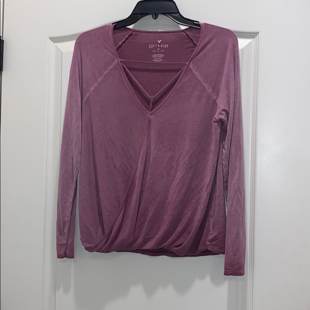 American Eagle purple women’s shirt size medium